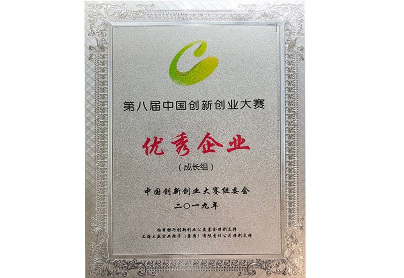 Excellence Award of China Innovation and Entrepreneurship Co